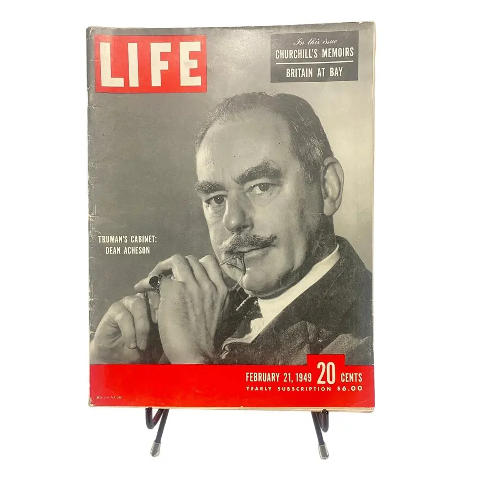 LIFE Magazine February 21 1949 Dean Acheson Cover Elizabeth Taylor Photos